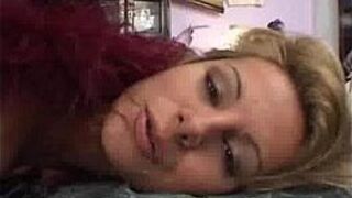 Blonde with big tits and sexy pussy porn video