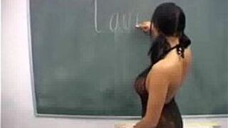 Sex Teacher Shows Threesome Example porn video